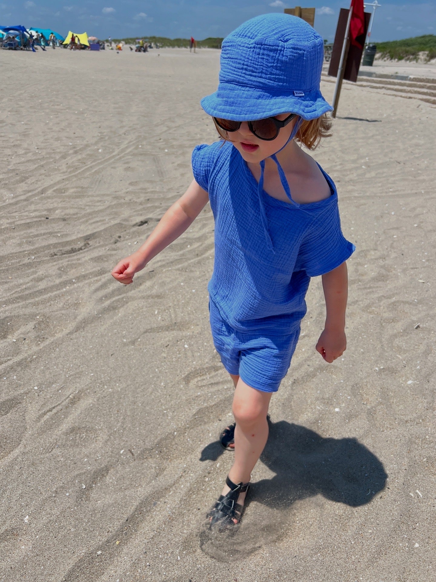 Solid Organic Muslin Bucket Hat