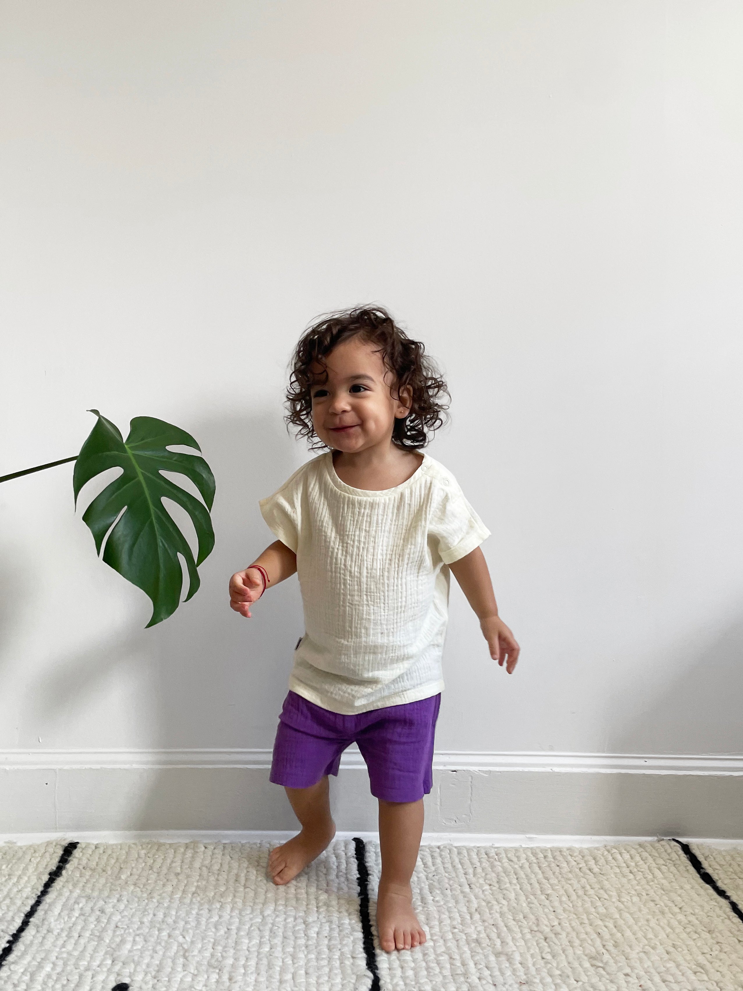Solid Organic Muslin Tee