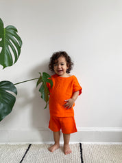 Solid Organic Muslin Tee