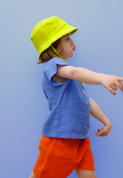 Solid Organic Muslin Bucket Hat