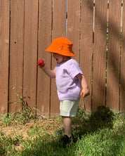 Solid Organic Muslin Bucket Hat