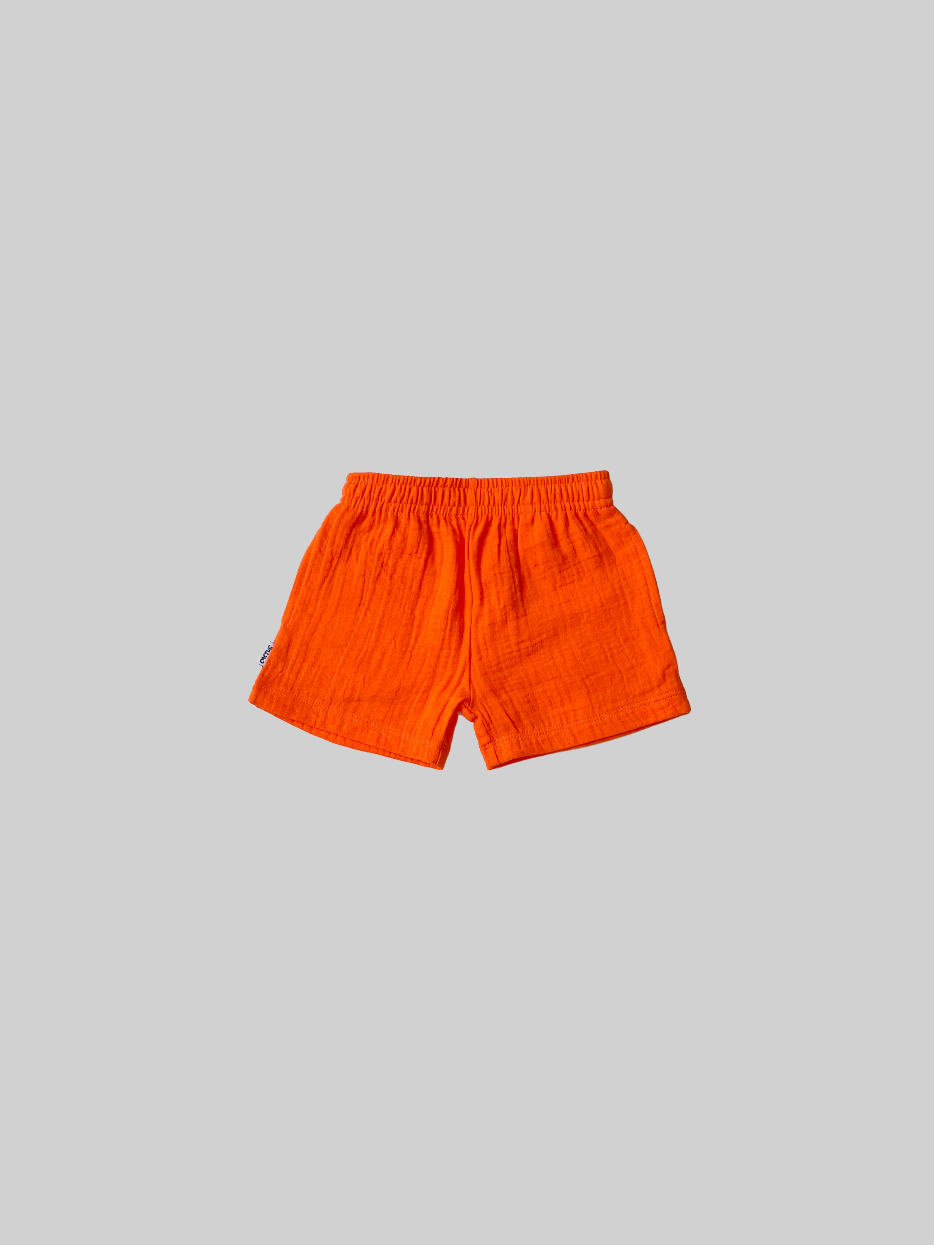 Solid Organic Muslin Shorts
