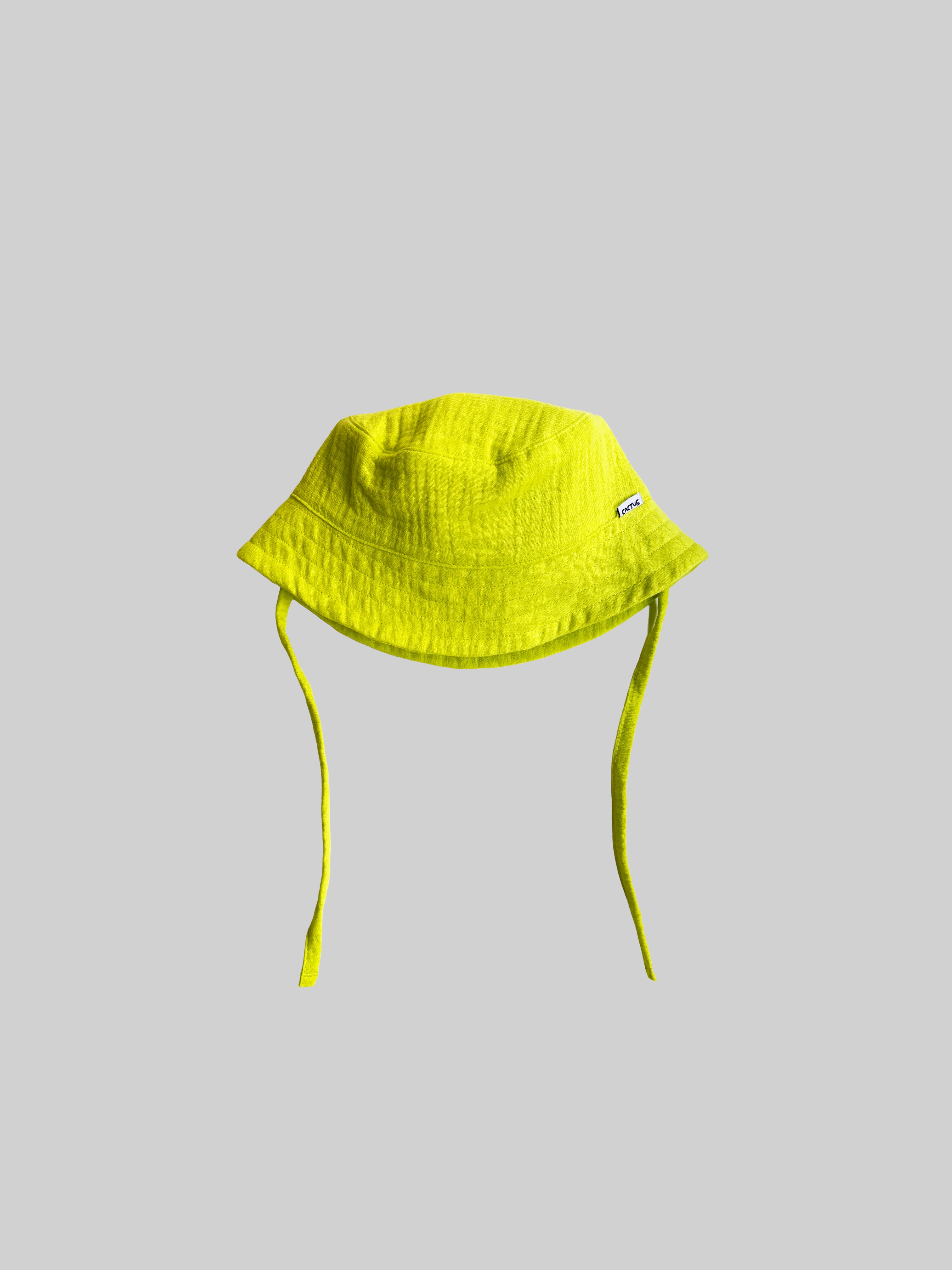 Solid Organic Muslin Bucket Hat