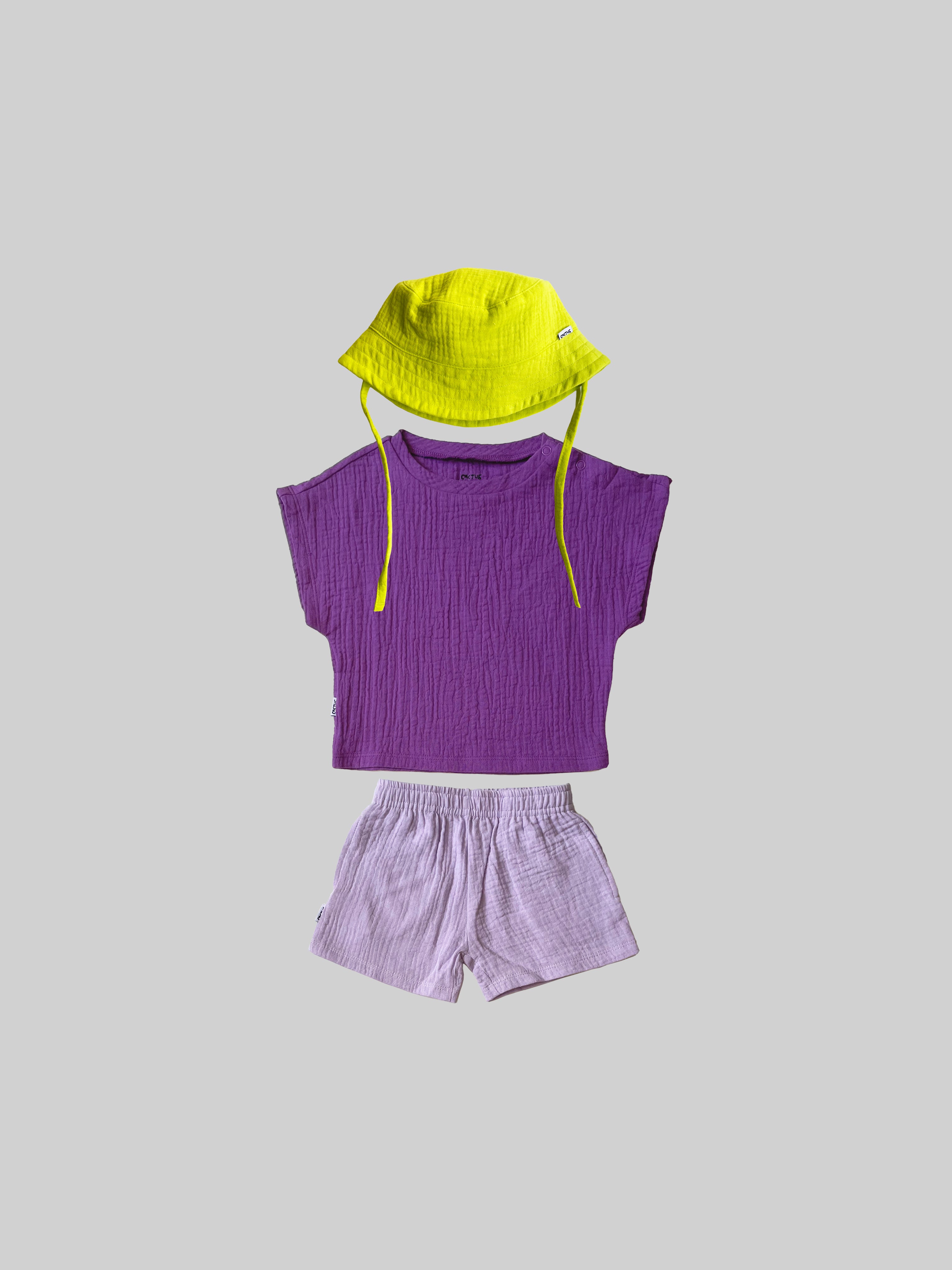Solid Organic Muslin Bundle Set