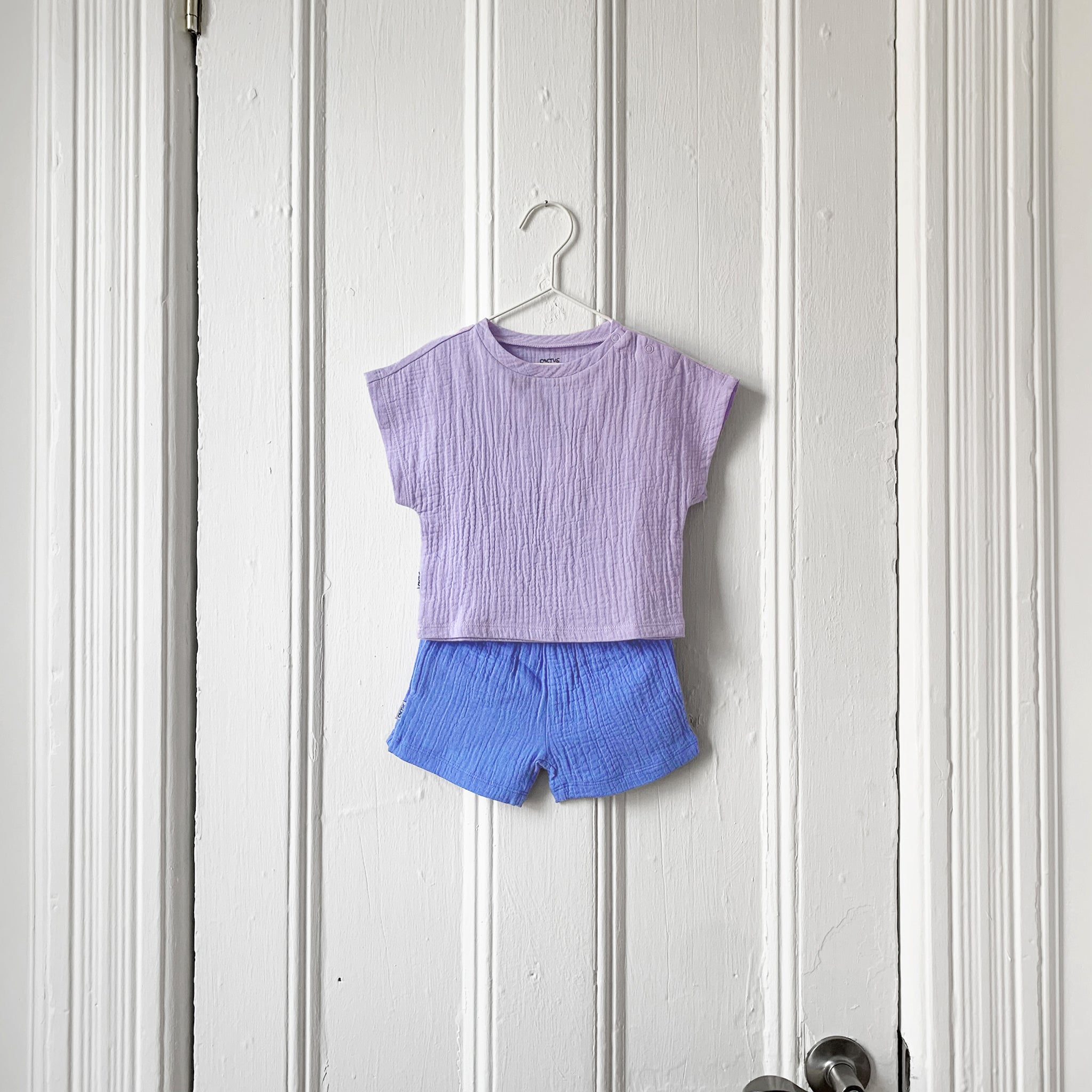 Solid Organic Muslin Shorts