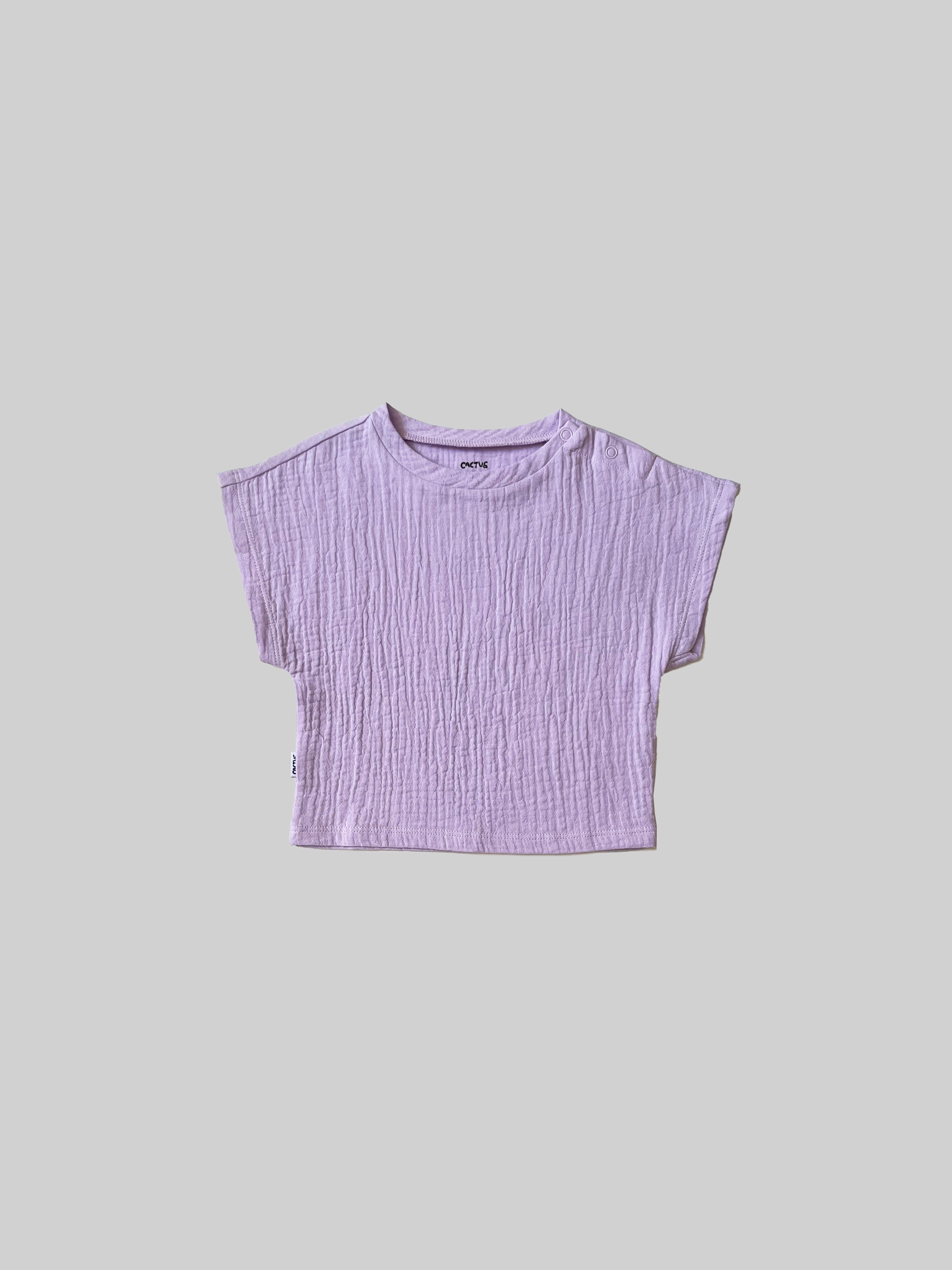 Solid Organic Muslin Tee